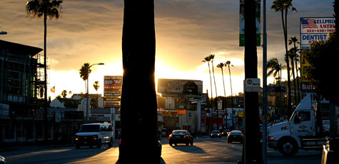 Sunset Boulevard (at Fuller Ave)